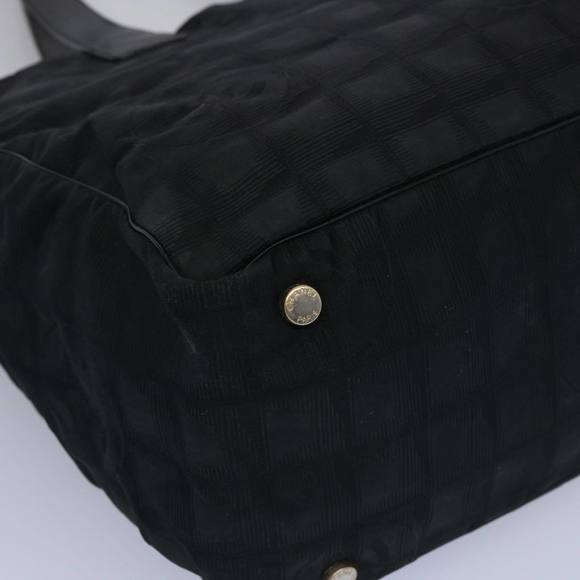 CHANEL New Travel Line Tote Bag Nylon Black CC Auth ep3093 - Picture 15 of 16
